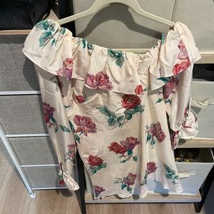 Stone cold fox off the shoulder dress